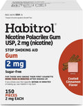 Habitrol Nicotine Gum 2 mg, Cinnamon Flavor, 150 Count