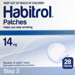Nicotine Transdermal System Stop Smoking Aid Patches - 14mg, Step 2 - 28 Each
