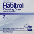 Nicotine Gum 2 mg FRUIT Flavor 204 Pieces