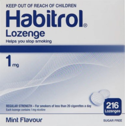 Nicotine Lozenge 1mg MINT Flavor Sugar Free 216 Pieces