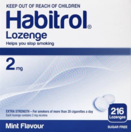 Nicotine Lozenge 2mg MINT Flavor Sugar Free 216 Pieces