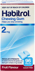 Nicotine Gum 2mg Fruit Flavor Quit 96 Pieces