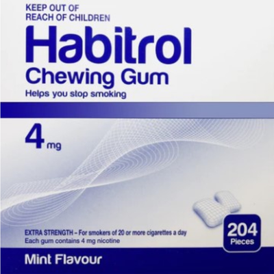 Nicotine Gum 4 mg MINT Flavor 204 Pieces