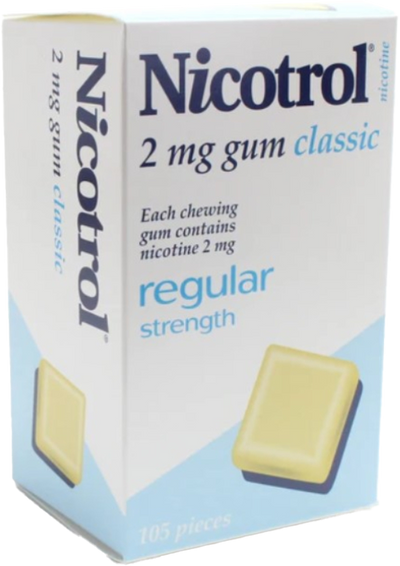 Nicotine Gum 2mg Classic Flavor 105 Pieces