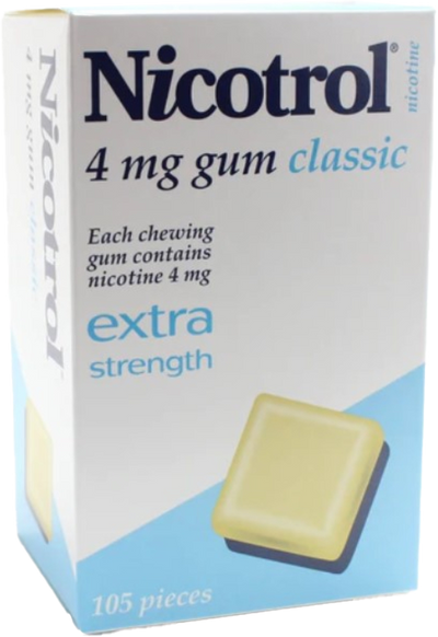 Nicotine Gum 4mg CLASSIC Flavor 105 Pieces