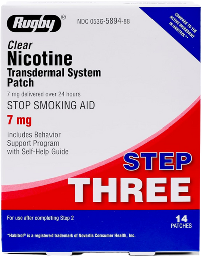 Clear Nicotine Patches 7mg: Quit Smoking Aid Step 3