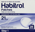 Nicotine Transdermal System Stop Smoking Aid Patches - 21mg, Step 1 - 28 Each