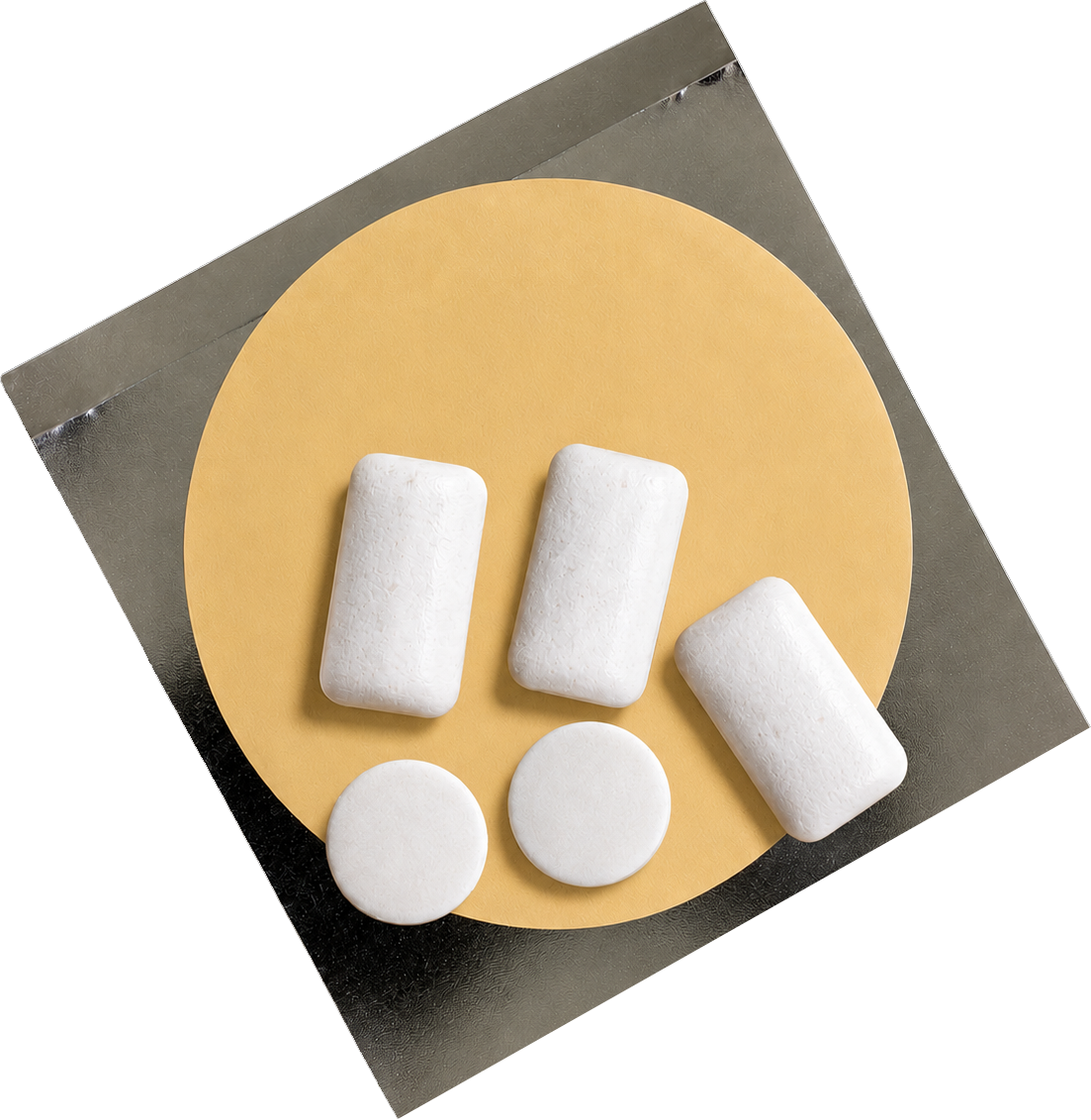 Nicotine patch, gum, and lozenges arranged for online nicotine replacement shopping